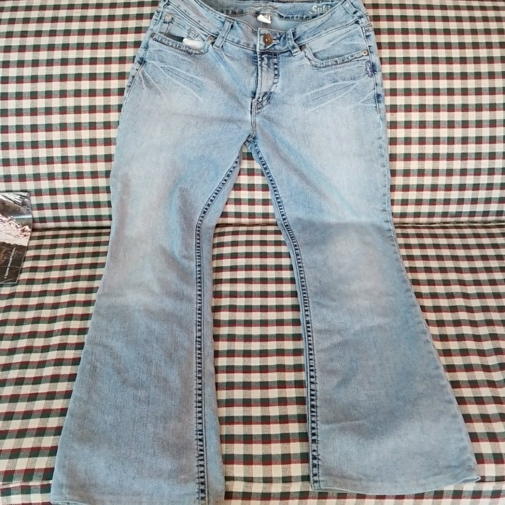 Silver jeans